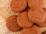 Рецепта Домашни какаови бисквити с масло